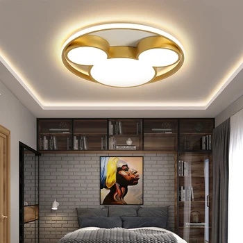 Aukso Pelės Ausies Lubų Šviesos, su Nuotolinio Modernios LED Žiurkės Lempos Žiedas Apšvietimas, Vaikų Mergaičių Miegamasis, Gyvenamasis Kambarys, Vonios kambarys, Virtuvė,