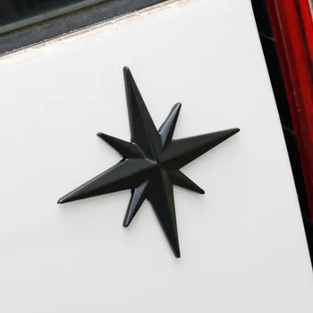 Automobilių 3D Metalo Lipdukas Kompasas Logotipas Ženklelis Emblema Automobilio Pusės Sparnas Galinis Kamieno Decal Apdaila Priedai