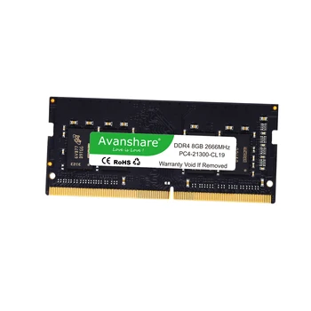 Avanshare Memoria DDR4 Ram 8GB 4 GB 16GB 2400Mhz 2666Mhz 3200Mhz Sodimm Sąsiuvinis Aukštos klasės Nešiojamas Atminties