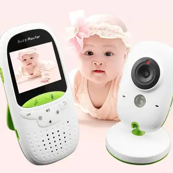 Belaidžio Kūdikio stebėjimo Kamera, Skaitmeninis LCD ekranas Naktinio Matymo 2-Būdas Kalbėti, Video IR LED Temperatūros Stebėti Kūdikiams, Kūdikių Fotoaparatas