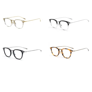 Derliaus recepto akiniai rėmeliai ultra light optinis trumparegystė taurės vyrų gryno titano rėmą retro akiniai skaitymui akiniai