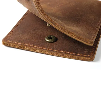 Derliaus trumpas piniginės dizaineris aukštos kokybės kortelės turėtojas odos piniginės