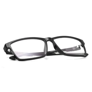 Didelis veido akiniai, rėmeliai akinių rėmeliai vyrų optiniai stiklai Didelis galvos recepto akiniai, vyrų pilno kadro Plastiko titano 152mm