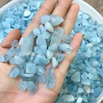 Didmeninė 50g Natūralaus Safyras Akvamarinas jūros Krito Akmenys, Kristalai ir mineralai Akvariumas kvarco kristalai, natūralus akmenys