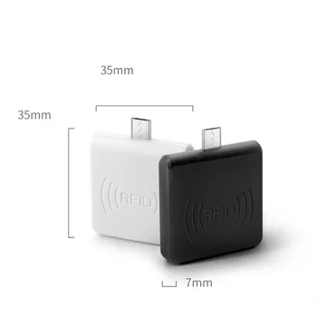 Didmeninė Nešiojamų Micro USB Sąsaja NFC IC Kortelių Mini RFID Skaitytuvas 