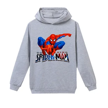 Disney Nauja Pavasario Rudens Kūdikių Mergaičių Megztiniai Vaikams, Hoodies Animacinių filmų Spiderman Medvilnės Megztinis Vaikiški marškinėliai Drabužių