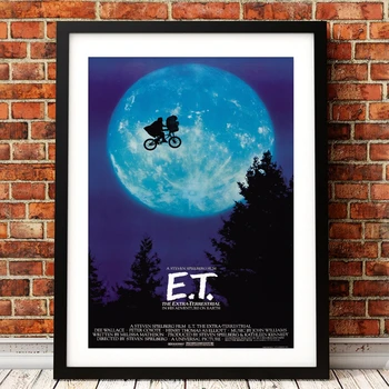 E. T. nežemiškas NSO Filmą Drobės Tapybos Plakatai ir Spausdina Sienos Meno Nuotrauką Kambarį Namų Dekoro Cuadros