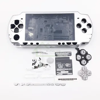 E-house PSP 2000 PSP2000 Žaidimų Konsolės, Pilnas Komplektas Shell Būsto Atveju Dangtelis su Mygtukais Rinkinys Pakeitimo