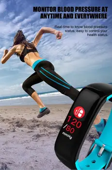 EastVita Fitness Tracker P1 IP67 Smart Apyrankė Smart žiūrėti Touch 