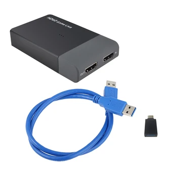 EzCAP261 USB Vaizdo žaidimas Užfiksuoti konverteris diktofonas 1080P Žaidimą Live Transliacijos Parama 4K Vaizdo XBOX Vienas PS4, WII U