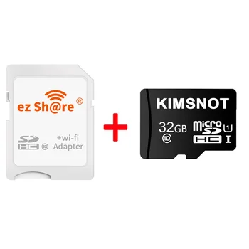 Ezshare Belaidis Wi-fi, SD Adapteris, Atminties Kortelė 32 GB, 16 GB 8 GB Micro SD Kortelė MicroSD TF Kortelę į SD Kortelę