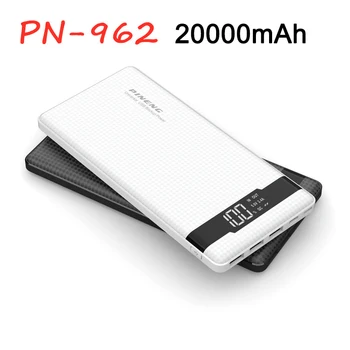 Galia Banko PINENG 961 10000mAh PINENG 962 20000mAh /Dual USB Portable Išorės Baterija Greitai Įkrauti Belaidžiu Saulės / iš Maskvos
