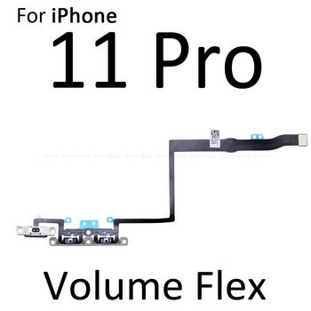 Garso išjungimo Jungiklis Įjungimo Mygtukas Juostelės iPhone 12 mini 12 11 Pro Max garso Mygtuką, Valdymo Flex Kabelis