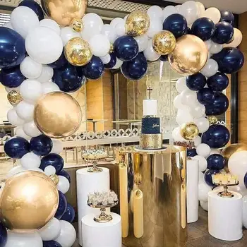 Geriausiai parduodamas tamsiai mėlynos naktį mėlynas balionas grandinės rašalo mėlyna serija balionas nustatyti šalies vestuvių, gimtadienio apdaila