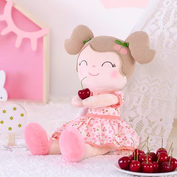 Gloveleya pliušinis lėlės 2020 m. naujo dizaino Cherry girl baby doll, dovanos, audiniai lėlės vaikams medžiaga lėlės, pliušiniai žaislai kawaii