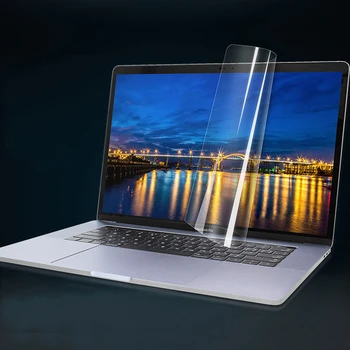 HD Ekrano Plėvelė apsaugos MacBook Air Pro 13 15 2020 A2179 A1932 A2251 A2289 A2141 A1466 Blizgus Plastikas, Minkšti Ekrano Lipdukas