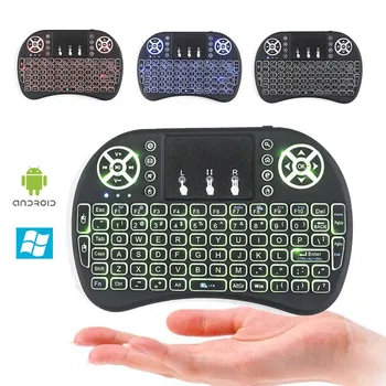 I8 mini klaviatūra Ličio Baterija Mokamas anglų kalba Oro Pelės Multi-Media Nuotolinio Valdymo Rankinės, skirta 
