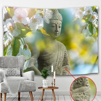 Indijos Budos meditacijos chakra gobelenas Mandala Gobelenas Sienos Jogos sienos Hipių raganavimas namų meno apdaila