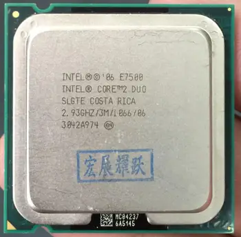 Intel Core 2 Duo Procesorius, E7500 LGA775 CPU Desktop 