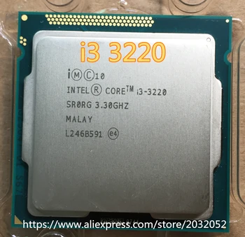Intel Core I3 3220 i3-3220 iProcessor 3M Cache, 3.30 GHz LGA1155 Darbalaukio i3 3220 PROCESORIAUS (darbo Nemokamas Pristatymas) sandėlyje