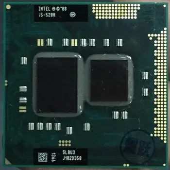 Intel Core i5-520M Procesorius i5 520M Laptop CPU PGA988 cpu veikia Procesorius