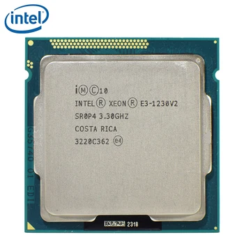 Intel Xeon E3-1230 V2 Procesorius CPU 3.3 GHz 69W SR0P4 8M Quad Core E3-1230-V2 LGA 1155 CPU E3 1230 V2 išbandyti darbo