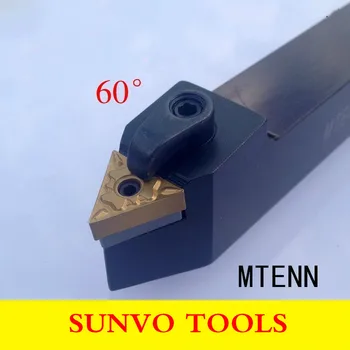 Išorinio tekinimo įrankiai, MTENN2525M16/2525M22 CNC įrankių laikiklis Naudoti TNMG įterpti MTENN2525-M16 MTENN2525-M22 NMG160404/08 įdėklai