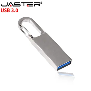 JASTER lazerio pagal užsakymą(per 10 vnt nemokamai logotipą), metalo pultelio USB 3.0 atminties kortelė, usb atmintinė 128 GB 64 GB 16 GB 32 GB, 4 GB pendrive