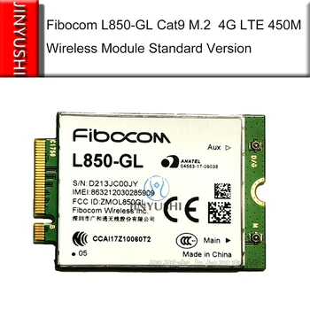 JINYUSHI Naujas Originalus Fibocom L850-GL M. 2 LTE FDD/LTE TDD/WCDMA 4G cat9 450M bevielio ryšio modulis nemokamas pristatymas