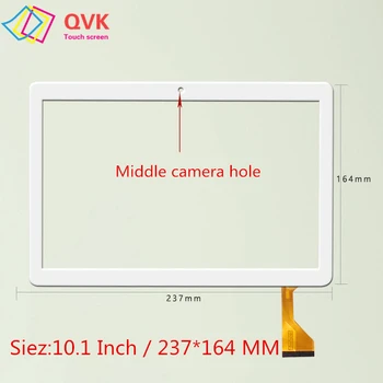 Juoda Balta 10.1 colių S-SPALVA U100 Capacitive touch ekrano skydelio remontas, pakeitimas, atsarginės dalys nemokamas pristatymas