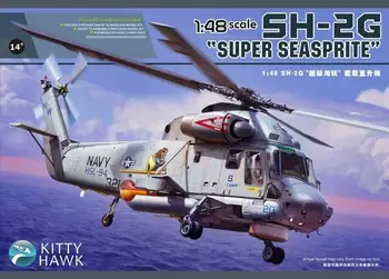 Kitty Hawk 80126 1/48 SH-2G Super Seasprite Asamblėjos naujas modelis
