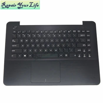 Klaviatūros ASUS X455 X455L X455LA X455WA A455 A455L X455LD X455LJ JAV lietuvių SG-57670-XUA juoda Palmrest touchpad didžiąsias