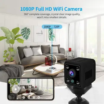 Kruiqi Belaidė IP Kamera, HD 720P Mini Wifi Fotoaparatą Tinklo P2P Kūdikio stebėjimo 1080P CCTV Saugumo Vaizdo Kamera su IR-cut Dviejų Būdas