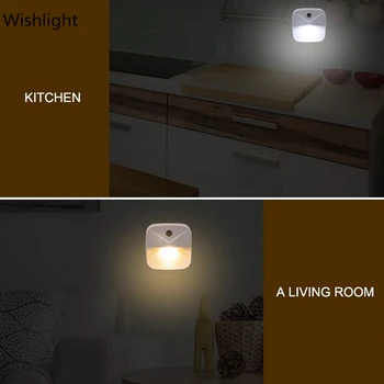 LED Nakties Šviesos Mini Šviesos Jutiklis Kontrolės 110V, 220V ES MUMS Plug naktinė lempa Lempos Vaikams, Vaikų Kambarį, Miegamojo Apšvietimas