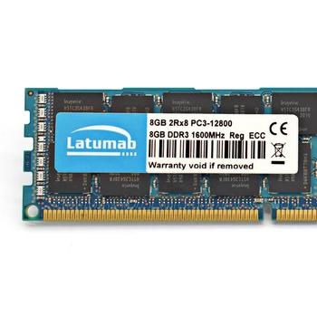 Latumab RAM DDR3 8GB 16GB 32GB 1 600mhz REG ECC Serverio Atminties PC3-12800 DDR3 RAM 240 Smeigtukai Memoria RAM DDR3 Atminties Modulis
