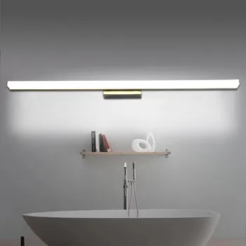Led veidrodis šviesos nerūdijančio plieno AC85-265V Modernios Sienos lempos vonios kambarys žibintai 40cm 60 cm 80 cm 100 cm 120cm sienos sconces apliques