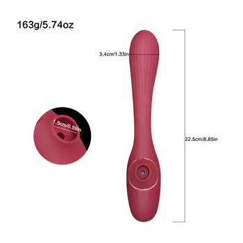 Lesbiečių Clit Sucker Didonė Silikono Vibratorius 10 Greitį Klitorio Stimuliatorius Sekso Žaislas Moterims G Spot Vibracijos Suaugusiųjų Sekso Žaislai