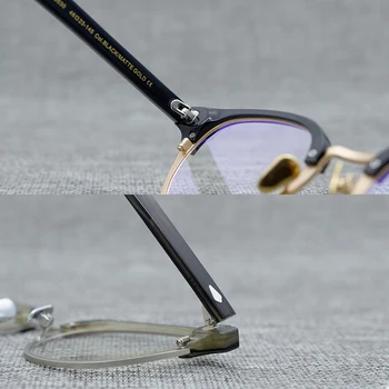 Limitted edition Derliaus akinių Ultralight gryno titano rėmą retro turas stiliaus akiniai MAC originalas Japonija Rankų darbo kokybė