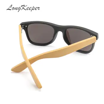LongKeeper 20pcs/daug Logotipą Taškus Bambuko Akiniai nuo saulės Vyrams, Moterims, Originalios Medienos Veidrodėliai Saulės akiniai Gafas de sol Didmeninės