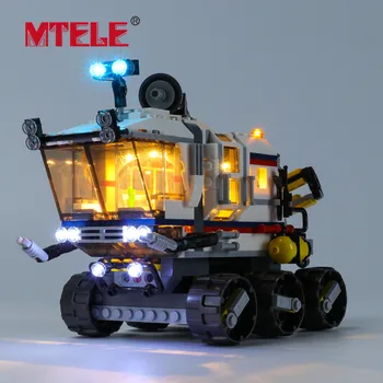 MTELE Prekės LED Šviesos Iki Rinkinys Kūrėjas Kosmoso Rover 