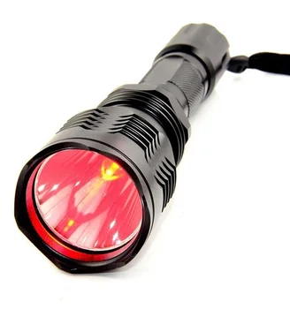 Medžioklės LED Žibintuvėlis Žalia Raudona Šviesa 300 Metrų Apšvietimo Nuotolis Degiklis HS-802+Dual mode Nuotolinio Slėgio Jungiklis+Gun kalnas
