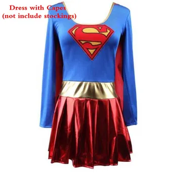 Moters kostiumas Seksualus Cosplay Superwoman Suknelė Superma Cosplay Kostiumai Suaugusiems, Merginos ir mergaitės Helovinas Superhero Super Cosplay