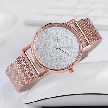 Moterų mados laikrodžiai 2020 Karšto pardavimo Išskirtinį Deimantų Retro Star, Sky Kietas Dial Silikono Dirželis Kvarcas Žiūrėti dovana moterims