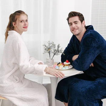 Moterų sleepwear Pižamą Poros rudens žiemos chalatas sutirštės ir pailgintas, flanelė pižama šilta Beibei Pliušinis moteris