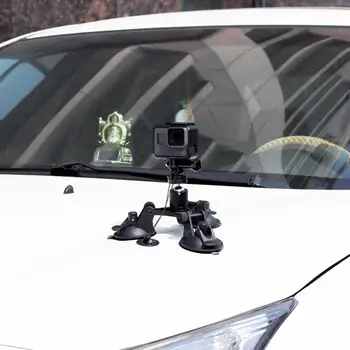 MountDog Automobilio Langą Siurbimo Taurės GoPro Hero 7 5 6 4 Juodas Priedai, Automobilių tvirtinimas Eken H9r Yi 4K Sjcam Sj4000 Sesija