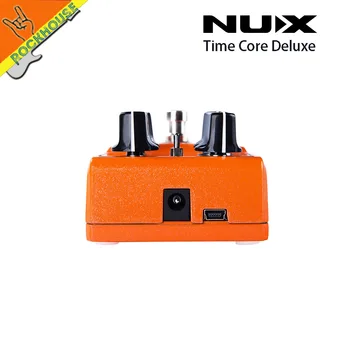 NUX Laikas Core Deluxe Digital Delay Gitaros Pedalas 7 Nedelsiant Efektų Pedalas Stereo garsas su 40 Frazė apsisukimo metu Nemokamas Pristatymas