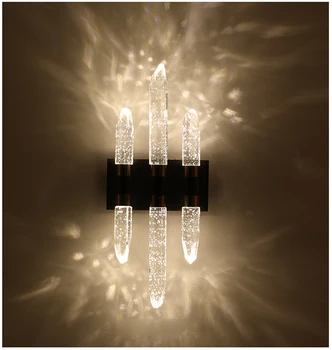 Naktiniai staleliai, Lempa Kristalų Burbulas Sienos Lempos Kristalų Sienų apšvietimo Prieškambario Sienos Sconce Vonios kambario Apšvietimo Šviestuvas, Veidrodis, Apšvietimas LED Sconce