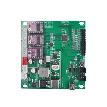 Naujas 3 ašių CNC kontrolierius Ryšio 300W Veleno Dual Y-axis USB Laser Valdybos GRBL Kontrolės 3018 1610 2418 graviravimas mašina