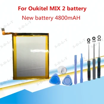 Naujas Aukštos Kokybės 4080mAh OUKITEL MIX2 Baterija Oukitel SUMAIŠYKITE 2 Mobiliojo ryšio Telefonas +Sekimo + įrankiai