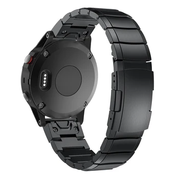 Nerūdijančio Plieno Žiūrėti Juosta Dirželiai Fenix5/ 5Plus/Pirmtakas 935 Smart Watchband Greitas Tinka 22mm Riešo Apyrankę Pakeisti Dirželiai